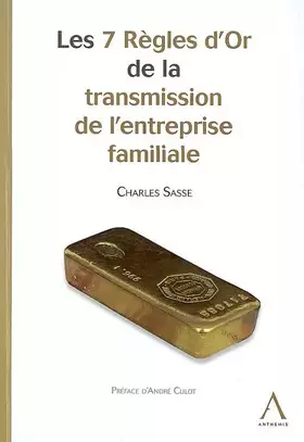Couverture du produit · Les 7 règles d'or de la transmission de l'entreprise familiale