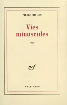 Couverture du produit · Vies minuscules
