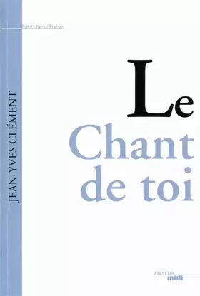 Couverture du produit · Le chant de toi