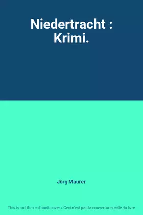 Couverture du produit · Niedertracht : Krimi.