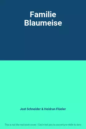 Couverture du produit · Familie Blaumeise