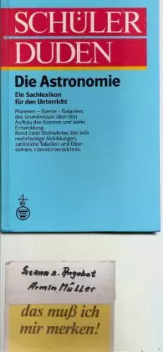 Couverture du produit · (Duden) Schülerduden, Die Astronomie: Ein Sachlexikon für den Unterricht