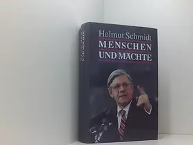 Couverture du produit · Schmidt Menschen und Mächte, Bertelsmann 474 Seiten, Leineneinband