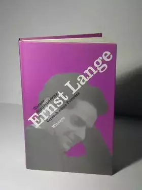 Couverture du produit · Ernst Lange. Versuch eines Porträts