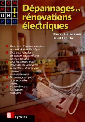 Couverture du produit · Dépannages et rénovations électriques