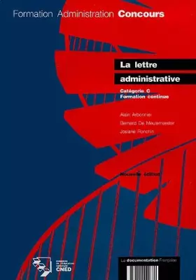 Couverture du produit · Lettre Administrative