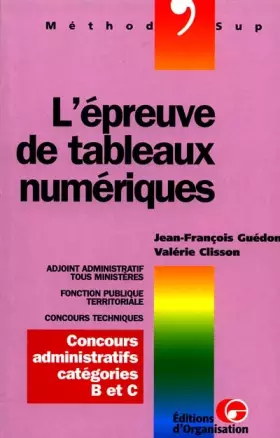 Couverture du produit · L'Epreuve de tableaux numériques