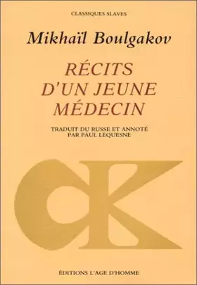 Couverture du produit · Récits d'un jeune médecin