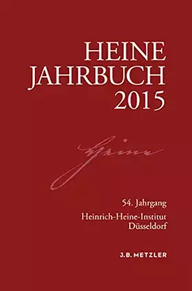 Couverture du produit · Heine-Jahrbuch 2015