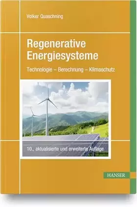 Couverture du produit · Regenerative Energiesysteme: Technologie – Berechnung – Klimaschutz