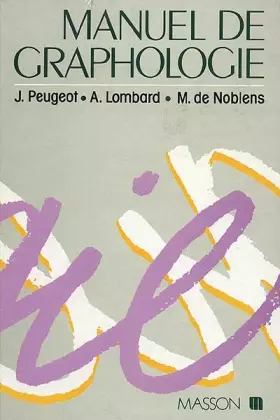 Couverture du produit · Manuel de graphologie