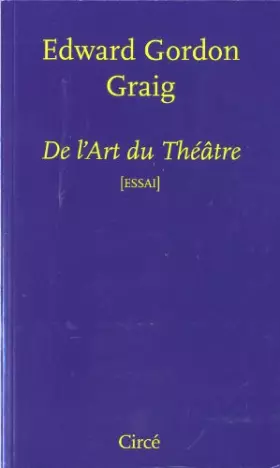 Couverture du produit · De l'art du théâtre