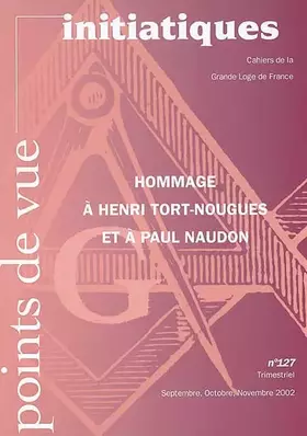 Couverture du produit · Points de vue initiatiques, numéro 127