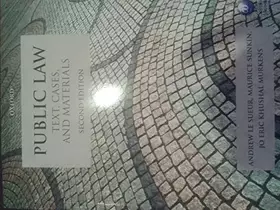 Couverture du produit · Public Law: Text, Cases, and Materials 2e