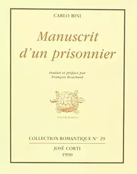 Couverture du produit · MANUSCRIT D UN PRISONNIER