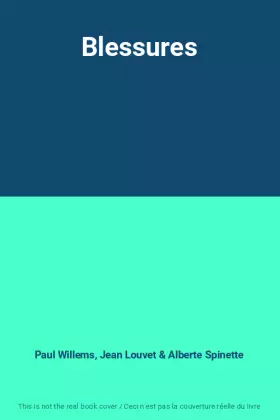 Couverture du produit · Blessures