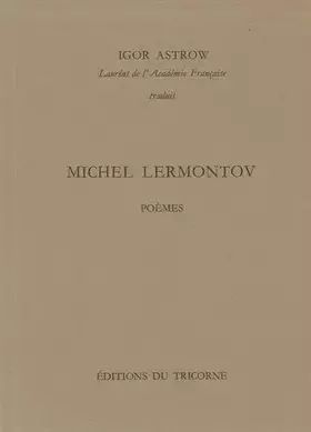 Couverture du produit · Michel Lermontov, poèmes