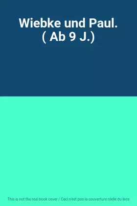 Couverture du produit · Wiebke und Paul. ( Ab 9 J.)
