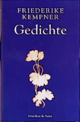Couverture du produit · Gedichte: Ausgabe letzter Hand
