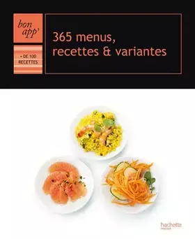 Couverture du produit · 365 menus recettes et variantes