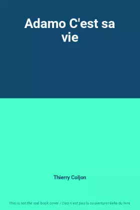 Couverture du produit · Adamo C'est sa vie