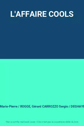 Couverture du produit · L'AFFAIRE COOLS