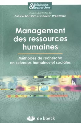 Couverture du produit · Management des ressources humaines : Méthodes de recherche en sciences humaines et sociales