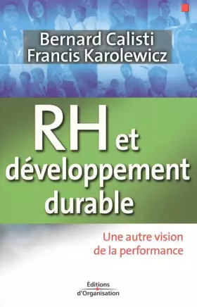 Couverture du produit · RH et développement durable : Une autre vision de la performance