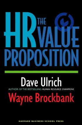 Couverture du produit · The HR Value Proposition