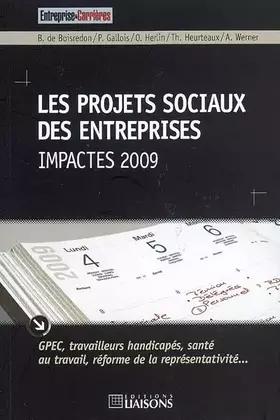 Couverture du produit · Les projets sociaux des entreprises: Impactes 2009