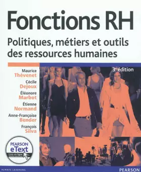 Couverture du produit · Fonctions RH + eText: Politiques, métiers et outils des ressources humaines