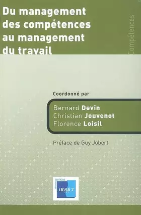 Couverture du produit · Du management des compétences au management du travail