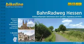 Couverture du produit · BahnRadweg Hessen: Entlang stillgelegter Bahntrassen durch Vogelsberg und Rhön, wetterfest/reißfest