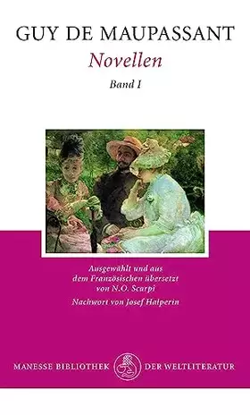 Couverture du produit · Novellen Band I: Nachw. v. Josef Halperin