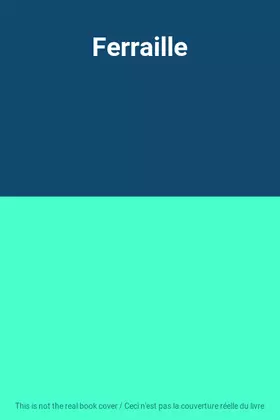 Couverture du produit · Ferraille