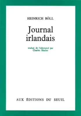 Couverture du produit · Journal irlandais