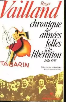 Couverture du produit · Chronique des annees folles a la liberation : 1928-1945