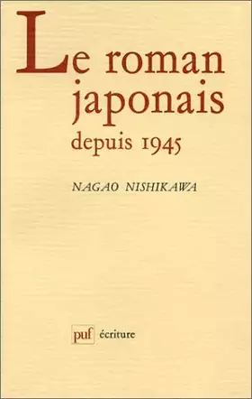 Couverture du produit · Le roman japonais depuis 1945
