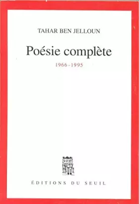 Couverture du produit · Poésie complète, 1966-1995