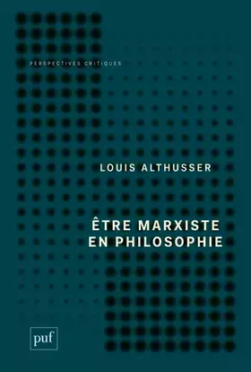 Couverture du produit · Être marxiste en philosophie