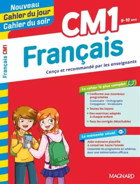 Couverture du produit · CM1 FRANCAIS CAHIER DU JOUR CAHIER DU SO