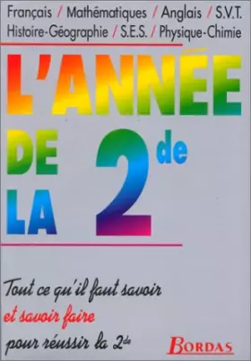 Couverture du produit · L'ANNEE DE LA 2DE    (Ancienne Edition)