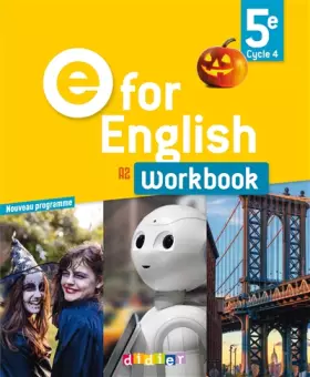 Couverture du produit · E for English 5e (éd.2017) - Workbook - version papier
