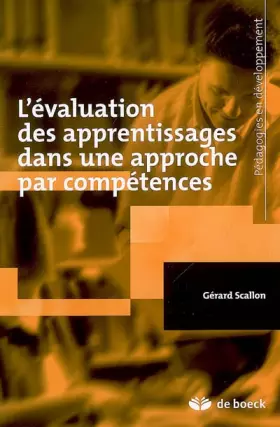 Couverture du produit · Evaluation des apprentissages dans une approche par compétences