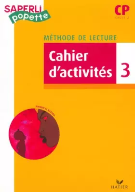 Couverture du produit · Saperlipopette : Cahier d'activités, tome 3 : CP