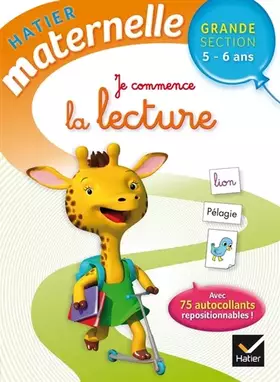 Couverture du produit · Je commence la lecture Grande Section