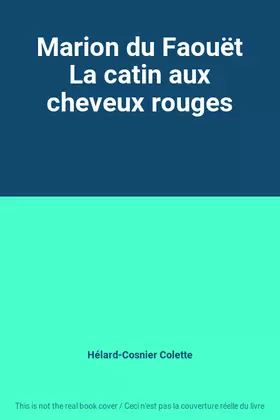 Couverture du produit · Marion du Faouët La catin aux cheveux rouges