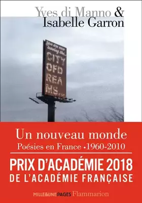Couverture du produit · Un nouveau monde: Poésies en France, 1960-2010. Un passage anthologique