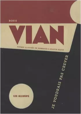 Couverture du produit · Je voudrais pas crever NE