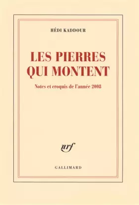 Couverture du produit · Les pierres qui montent: Notes et croquis de l'année 2008